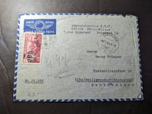 1950 Romania Airmail Cover Bucharest to Heiligenstadt Germany Georg Trumper