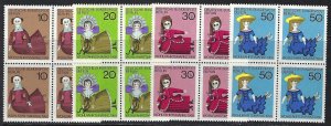 Germany Berlin 9NB57-60 MNH BLOCKS OF 4 [D3]