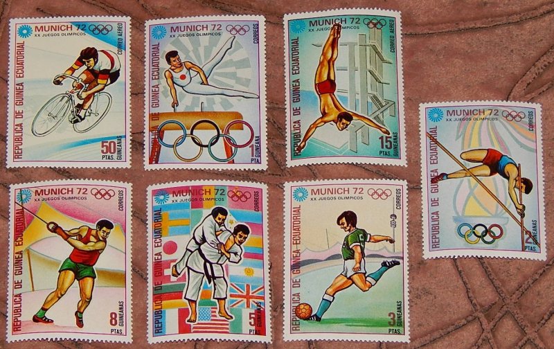 1972 Equatorial Guinea 108-114 1972 Olympic Games in Munich