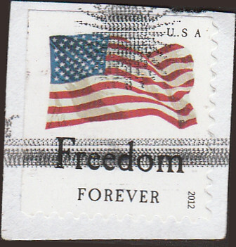 5053 - 2016 First-Class Forever Stamp - U.S. Flag (Sennett