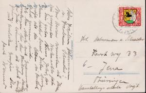 Switzerland 1930 20c Pro-Juventute on View Card of Zurich Am Der Limmat VF