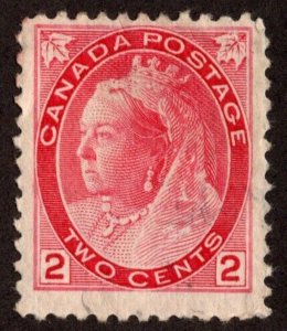 KAPPYS US CANADA NEWFOUNDLAND  SCOTT 58 F-VF  MH  CV $20  SB185