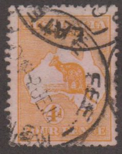 Australia Scott #6 Stamp - Used Single