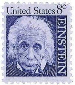 1965 Albert Einstein Single 8c Postage Stamp, Sc# 1285, MNH,OH