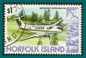 Norfolk Island 1981 Airplanes 4, $1 used #268,SG249