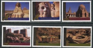 UNITED NATIONS Sc# NY 889-890 GE 444-45 VI 368-69 2005 World Heritage Egypt MNH