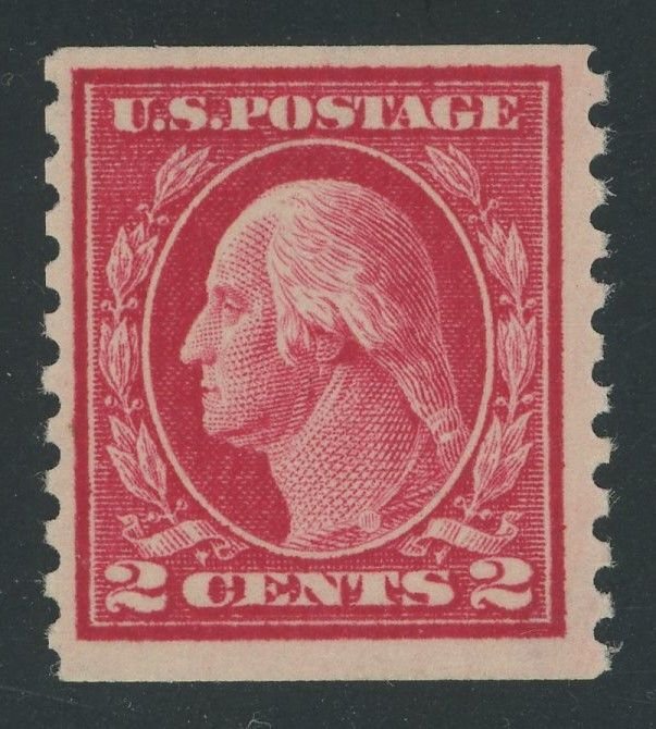 USA 444 - 2 cent Type I Single Line Wmk coil single - F/VF Mint never hinged