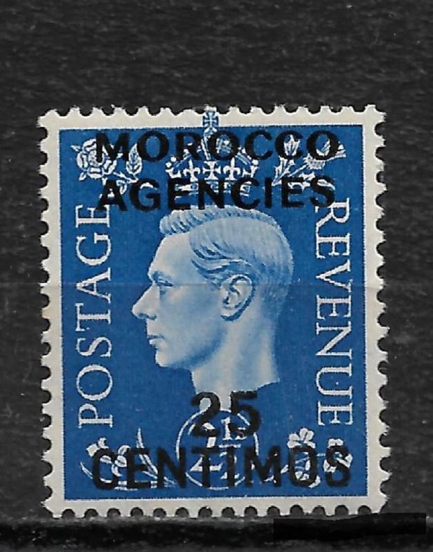 British Offices Morocco 1937 ,Scott # 86,VF MLH*OG (RN-7)