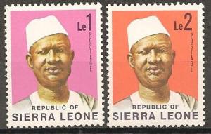 Sierra Leone #433-4 Mint Never Hinged F-VF CV $4.85 (ST081)