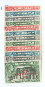 Gibraltar #127-130  Single (Complete Set)