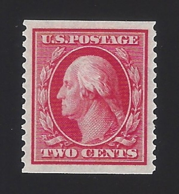 US #388 1910-11 Carmine Wmk 190 Perf 12 Vert Mint OG LH VF SCV $1400