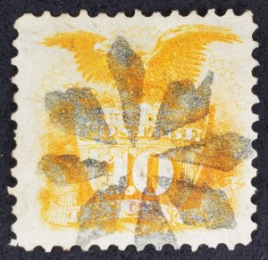 United States, Scott #116, VF used, one short perf, ink notation on back