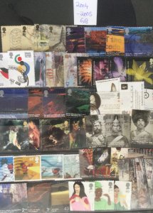 GB 85+ commemorative selection.Used off paper with HVs. Jan04- Dec05