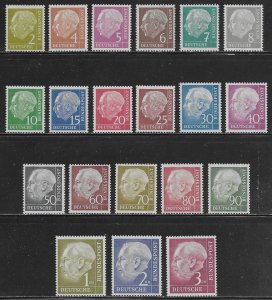 Germany Scott #'s 702 - 721 MNH