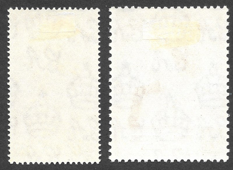 MH 1948 British Kenya, Uganda, Tanzania Royal Anniversary Set, Scott #92*-#93*