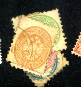 AUSTRIA LOMBARDY VENETIA #21-24 USED AVE-FINE Cat $268