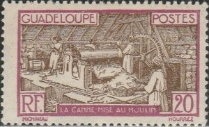 Guadeloupe , #103 Mint Hinged  From 1928-40