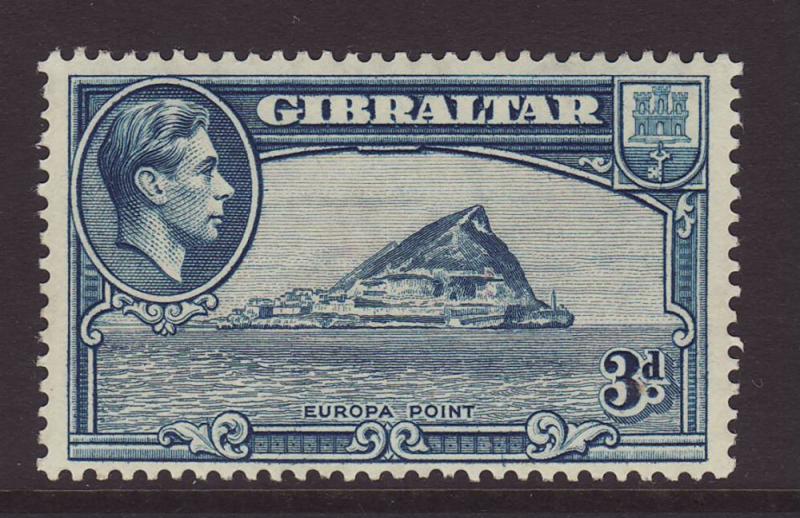 1938 Gibraltar 3d Perf 14 Mint