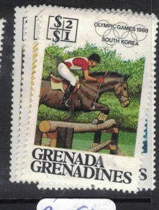 Grenada Grenadines Olympics SC 131-4 MNH (1fdh) 