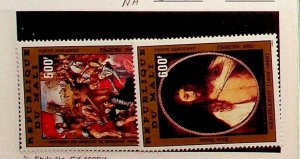 MALI Sc C419-20 NH ISSUE OF 1981 - EASTER - ART