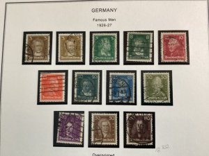 ICOLLECTZONE Germany  351-62 VF used Complete Set (C500)