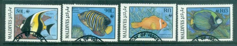 Maldive Is 1986 WWF, Marine Life Fish FU