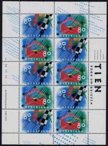 Netherlands 845a sheet MNH Letter Writing Day