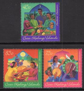 Cocos Keeling Islands 316-318 MNH VF