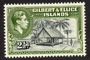 Gilbert & Ellice Islands 44 MH 1939 2 1/2p