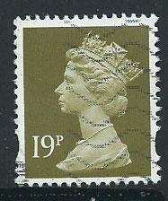 GB Machin 19p QE II  SG Y1682 Very Fine Used