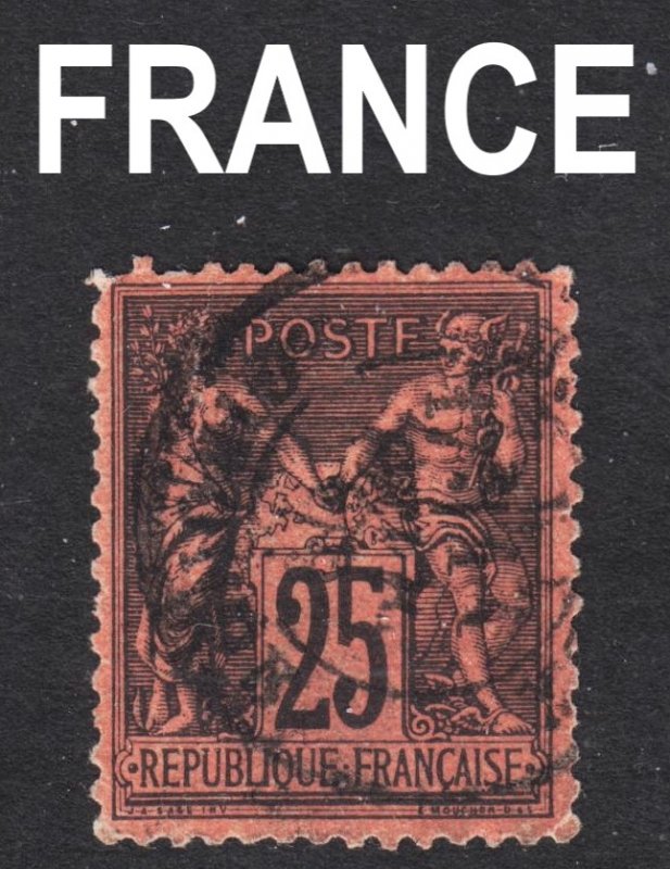 France Scott 93  VF used.