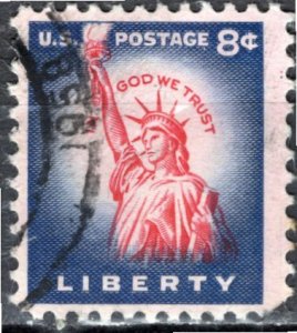 USA; 1954: Sc. # 1041:  Used Single Stamp