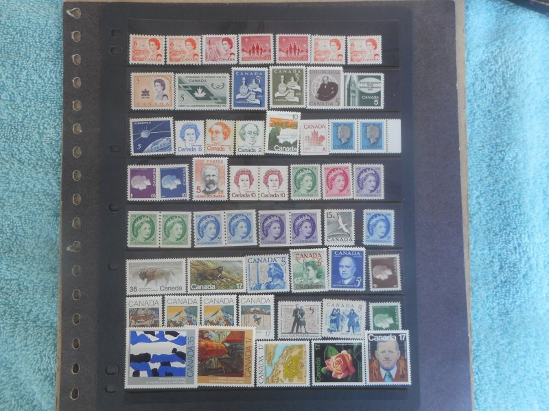 Canada Collection of  55 VFNH Stamps