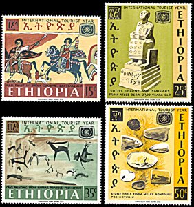 Ethiopia 488-491, MNH, International Tourist Year