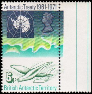 British Antarctic Territory Scott 41 Unused lightly hinged.