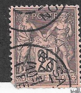 France #100 25c   (U) CV $1.60