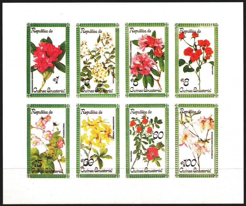 Equatorial Guinea. 1977. Flowers, flora. MNH.