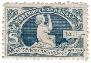 (I.B) Sweden Cinderella : Gothenburg Children's Charity Seal