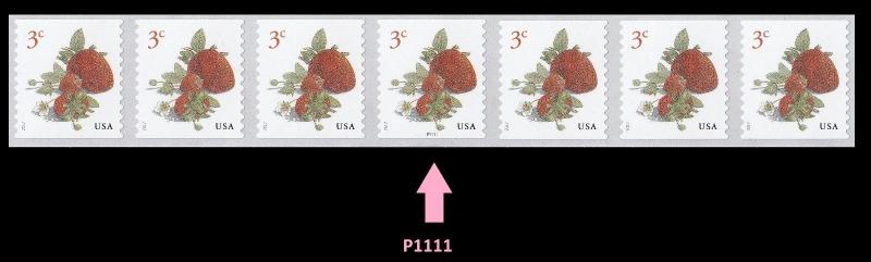 US 5201 Strawberries 3c PNC7 MNH 2017