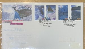 AUSTRALIAN ANTARCTIC TERRITORY FDC 1996 ‘EXTREME LANDFORMS’ PAINTINGS