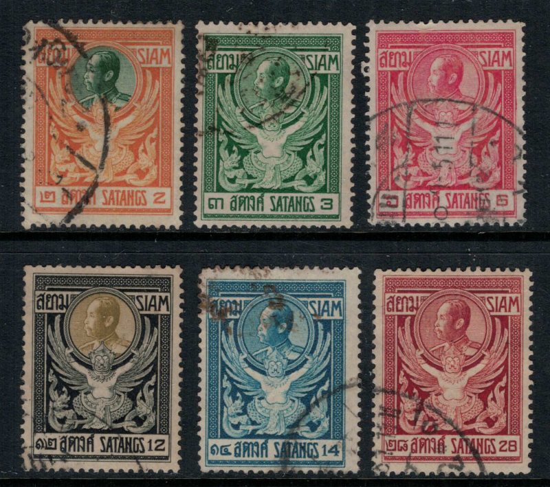 Thailand #139-44  CV $20.50