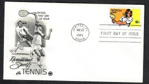 2964 Tennis Unaddressed ArtCraft FDC