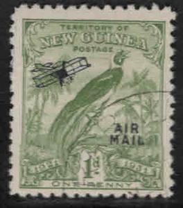 New Guinea Scott C15 Used Airmail overprint stamp