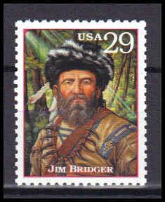 2869c 29c Jim Bridger Fine MNH Z3550