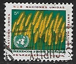 United Nations - N.Y. # 116 - Wheat - used