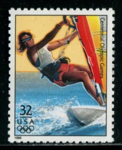 3068h US 32c Atlanta Summer Olympics - Women's Sailboarding, MNH