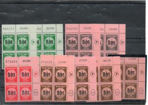 Israel Provisional Collection of Plate Blocks Including Better Dates MNH!!