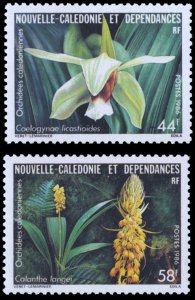 New Caledonia 1986 Scott #543-544 Mint Never Hinged