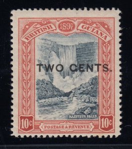 British Guiana, SG 223b, MHR GENTS for CENTS variety