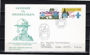 Norway 1975 Sc 656-7 FDC-1